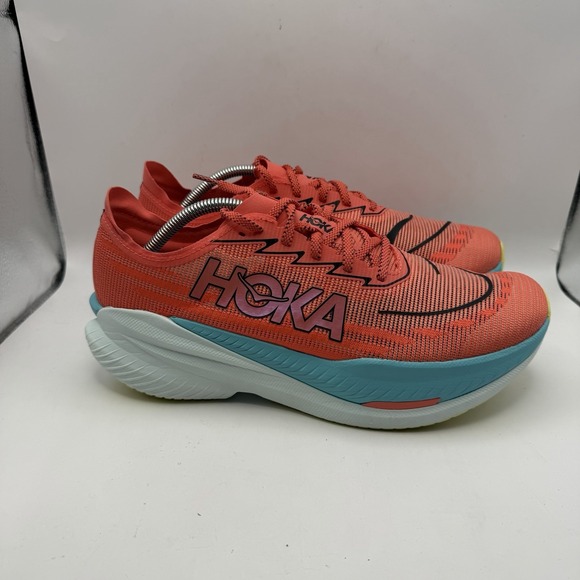 NEW Hoka One One Mach X 2 Running Shoes Men\'s Size 11.5D Coral Blue 1155119/GFRT main image 12